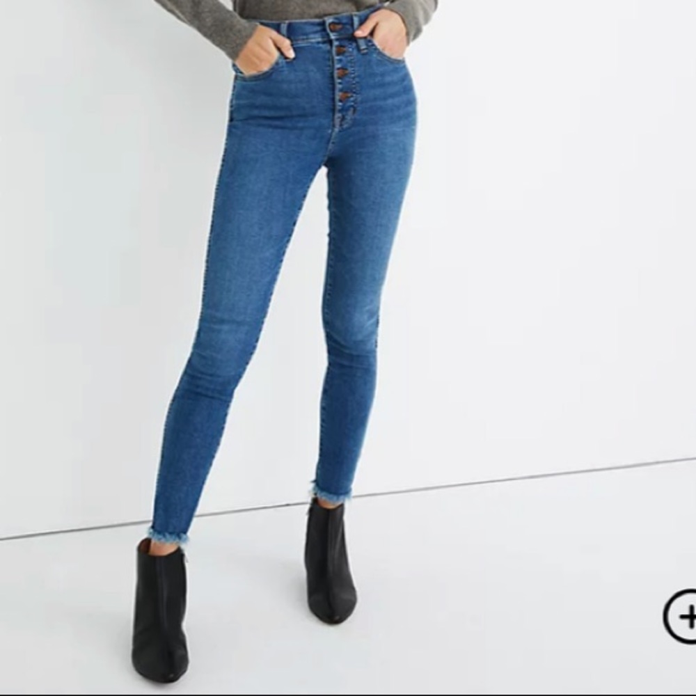 NWOT Madewell 10” High Rise Skinny